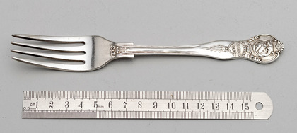 The British Bulldog Club Sterling Silver Tablefork